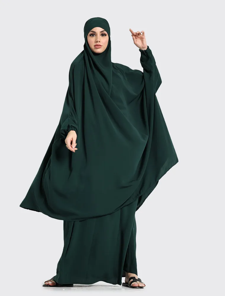 Green 2 Piece Jilbab